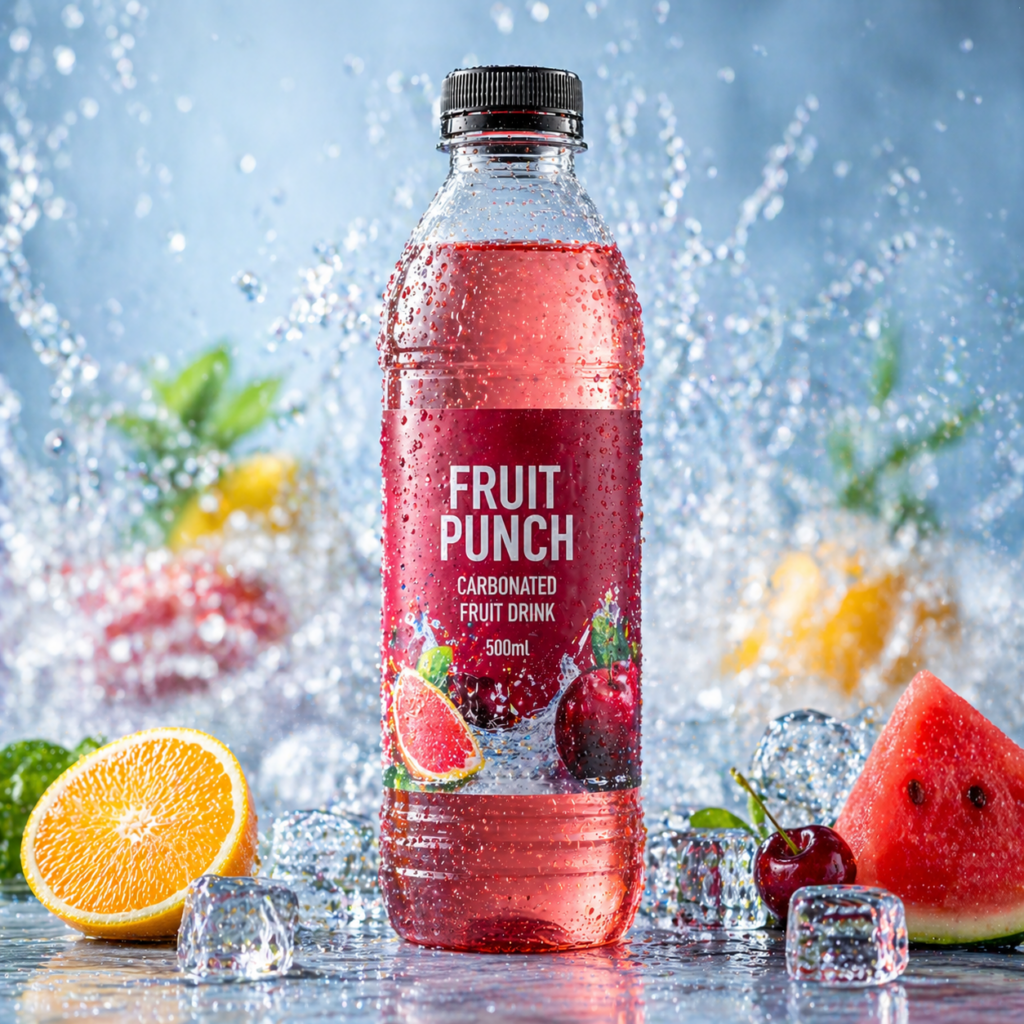 Carbonated fruits drink